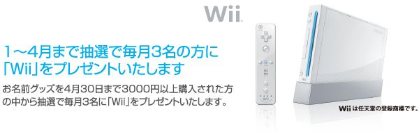 お名前アイロン